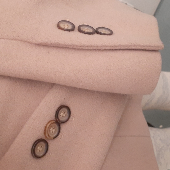 Vintage Harve Bernard by B Holtzman coat Camel Tan Wool Blazer Medium - Picture 5 of 7